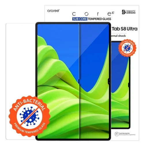 Araree Sub Core Glass For Samsung Tab S8 Ultra / S9 Ultra- Clear - Tashqila Araree Sub Core Glass For Samsung Tab S8 Ultra / S9 Ultra- Clear - Tashqila